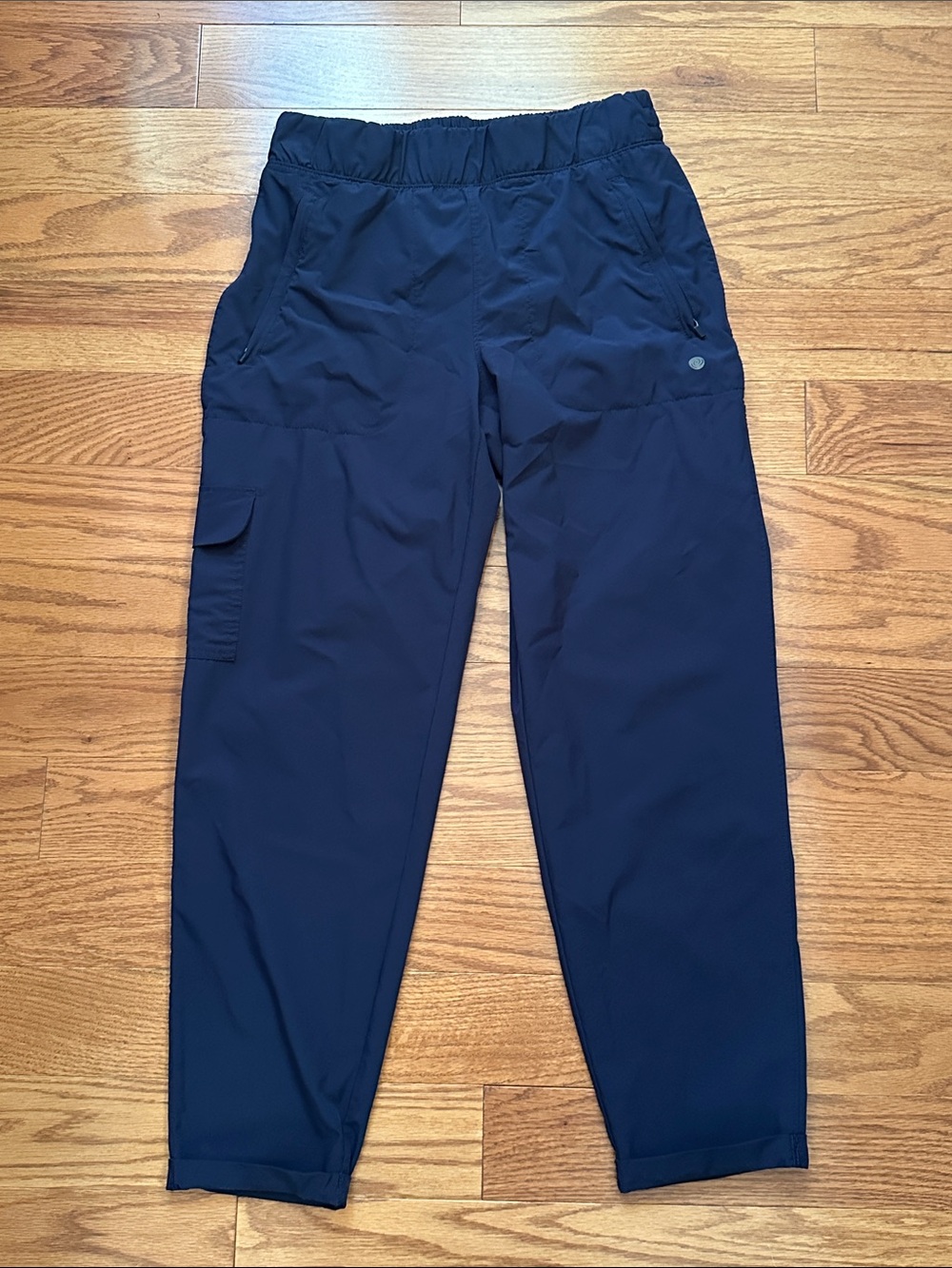 Apana Dark Navy Cropped Utility Ankle Pants